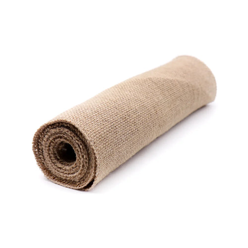 Chemin de table toile de jute style champetre
