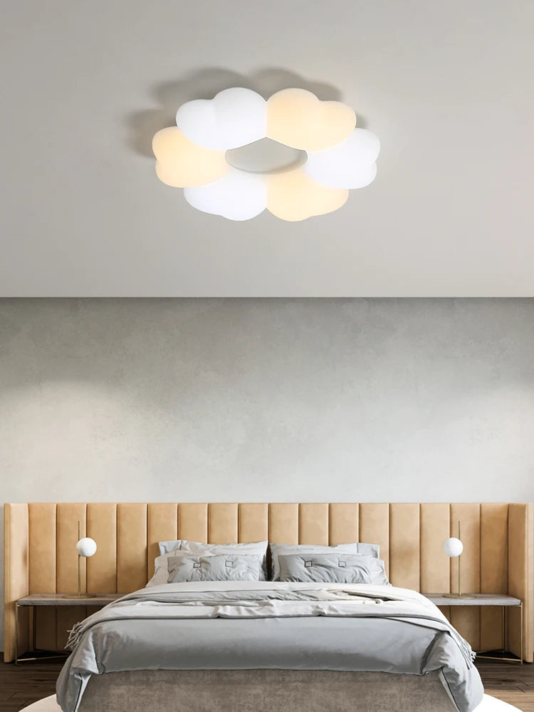 lustre à pétales nordique romantique pour une ambiance chaleureuse - vue 6 sur 10