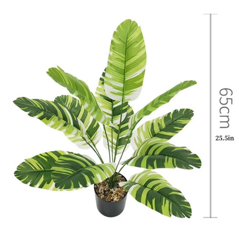 plante artificielle palmier plantain pour décoration intérieure et extérieure - vue 25 sur 27