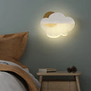 applique murale led en acrylique forme nuage pour chambre d'enfant