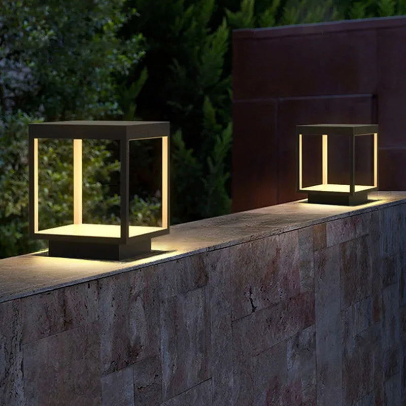 lampe extérieure led moderne et imperméable pour décoration jardin - vue 4 sur 9