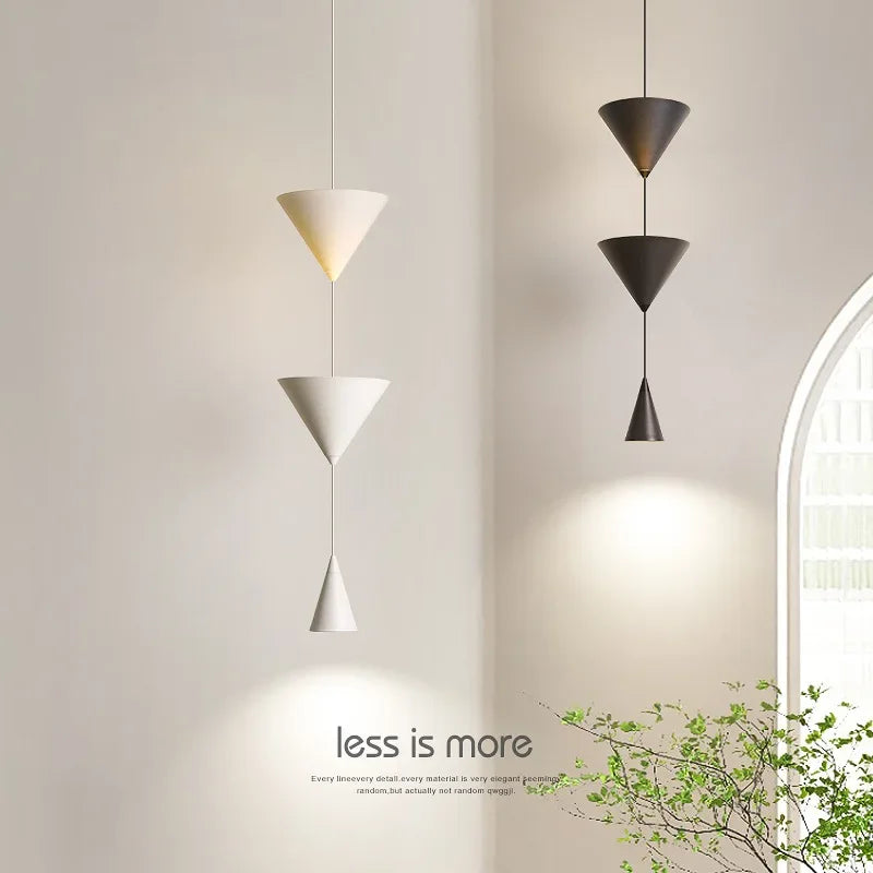 lustre led moderne pour café restaurant et décoration intérieure - vue 6 sur 12