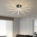 Plafonnier LED en cuivre au design moderne