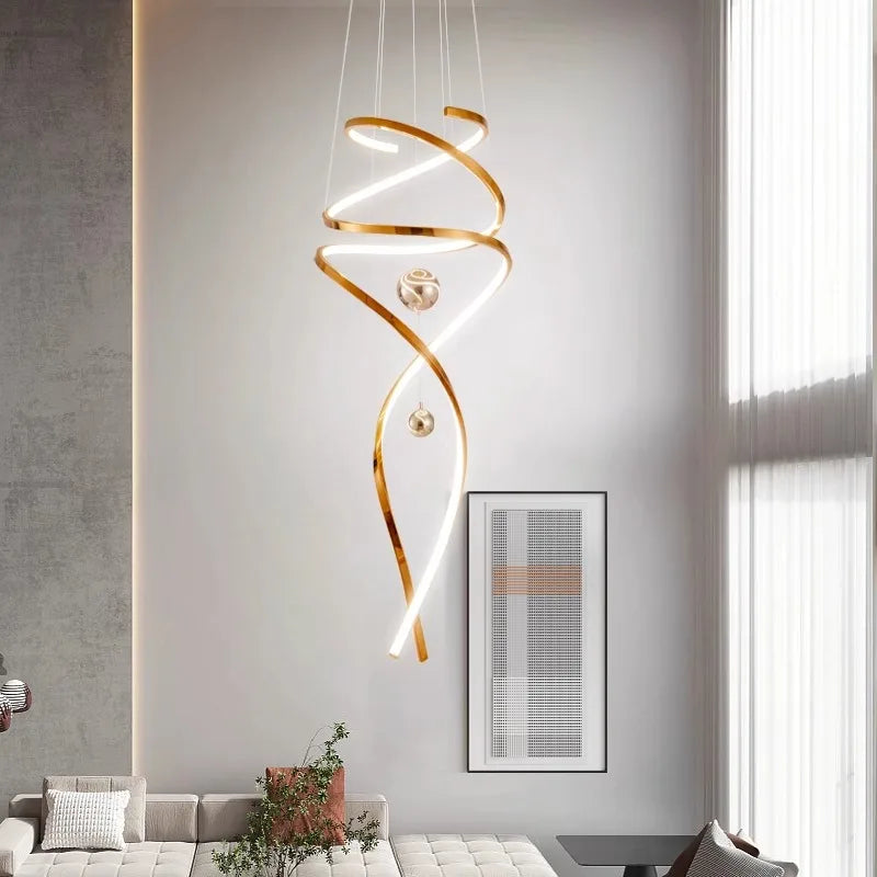 lustre suspension nordique pour éclairage intérieur salon