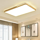 Modern minimalist wooden LED ceiling light decorative fixture