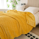 plaid à carreaux doux chaud moelleux salon canapé