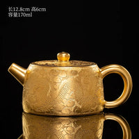 Theiere yixing artisanale dragon phoenix style chinois luxe