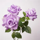 High quality artificial rose branch realistic floral decoration