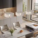 Italian minimalist style adjustable LED chandelier for modern decor