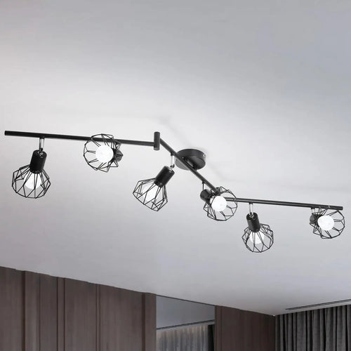 LED E14 ceiling light rotating 350 °, spotlight wall light, suitable for kitchen, living room, bedroom LED wall lights - vue 2 sur 7