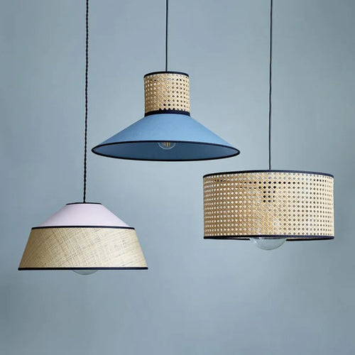 lampes suspendues en bambou japonais style nordique simple et créatif
