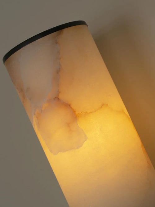 applique murale led minimaliste moderne en marbre naturel