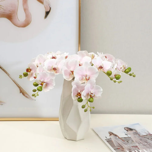 Realistic artificial phalaenopsis flowers for various decorations - vue 5 sur 11