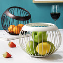 assiette de rangement en fer pour fruits et collations