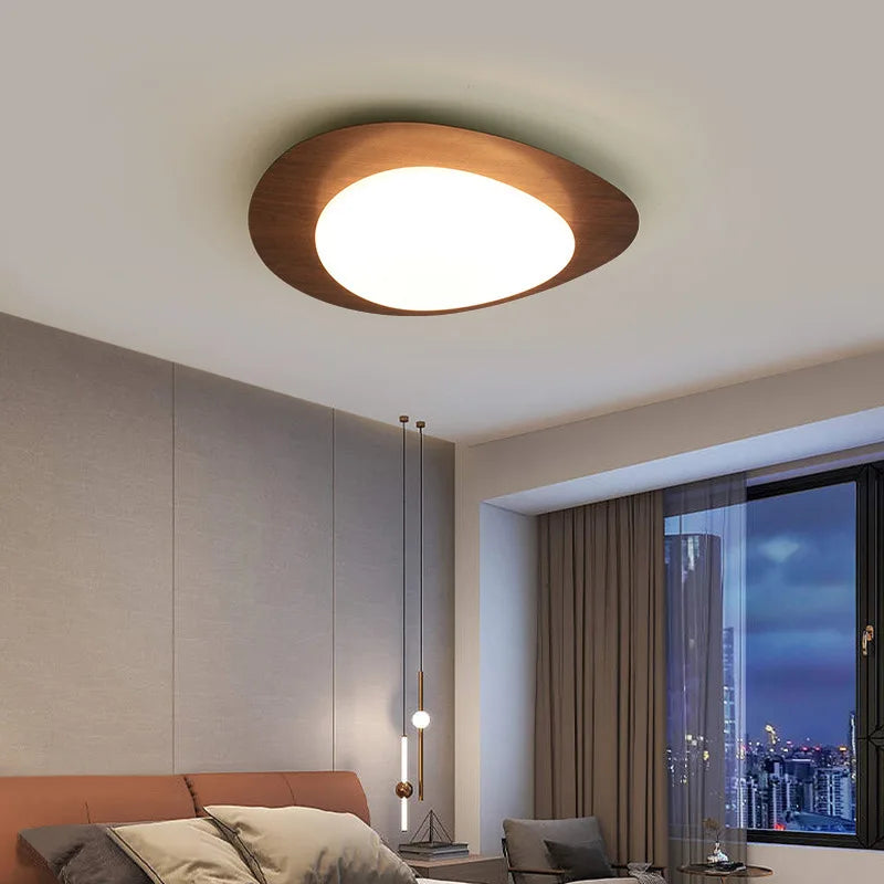 Moderne rétro bois couleur plafonnier chambre Restaurant cuisine étude pavé décoration lumière balcon Led éclairage intérieur - vue 4 sur 8
