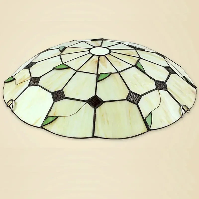 lustre tiffany méditerranéen bohème vitrail pour décoration intérieure - vue 6 sur 9