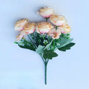 bouquets de roses artificielles pour mariage décoration romantique