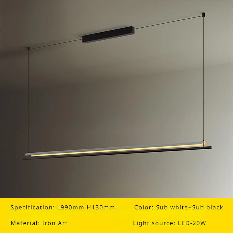 Modern minimalist designer chandelier for interior and decor - vue 8 sur 12