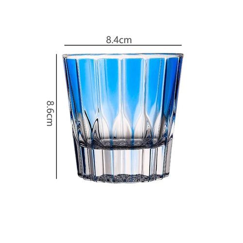 Verre whisky cocktail stries verticales design cristal 200ml