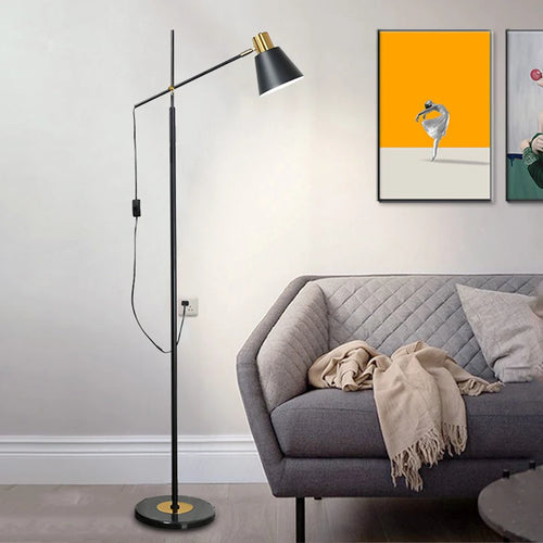 Modern minimalist Nordic floor lamp with creative LED light - vue 2 sur 7