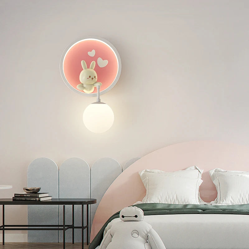 lampe de chevet créative dessin animé ours nuage pour enfants - vue 3 sur 9