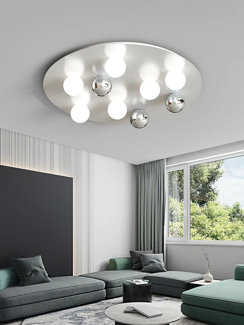 Minimalist Nordic design ceiling light for modern interior decor - vue 4 sur 16