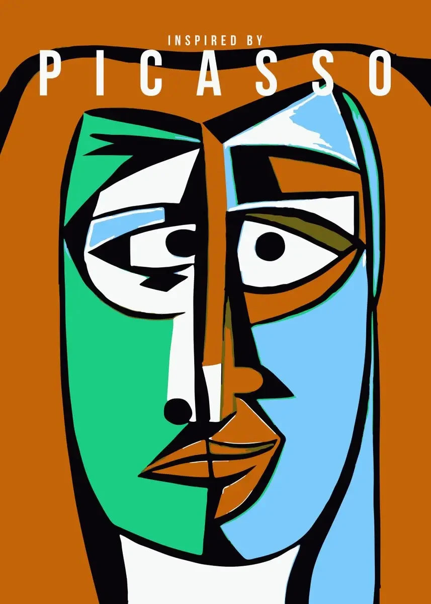 art abstrait vintage de pablo picasso portrait femme décor mural