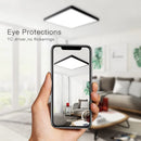 plafonnier led encastré ultra mince moderne pour intérieur