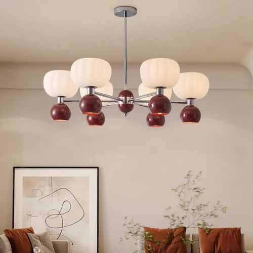 lustre décoratif acrylique avec abat-jour suspendu créatif