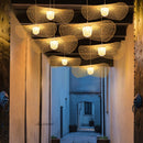 Style chinois LED E27 bambou lampes suspendues maison éclairage créatif pour Tatami salle à manger Restaurant Suspension Luminaire