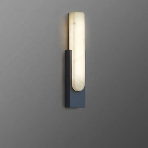 applique murale moderne nordique led en marbre simple créatif - vue 3 sur 11