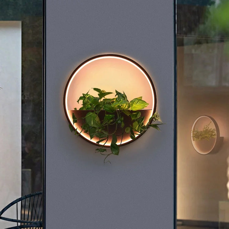 applique murale solaire imperméable pour cour jardin villa