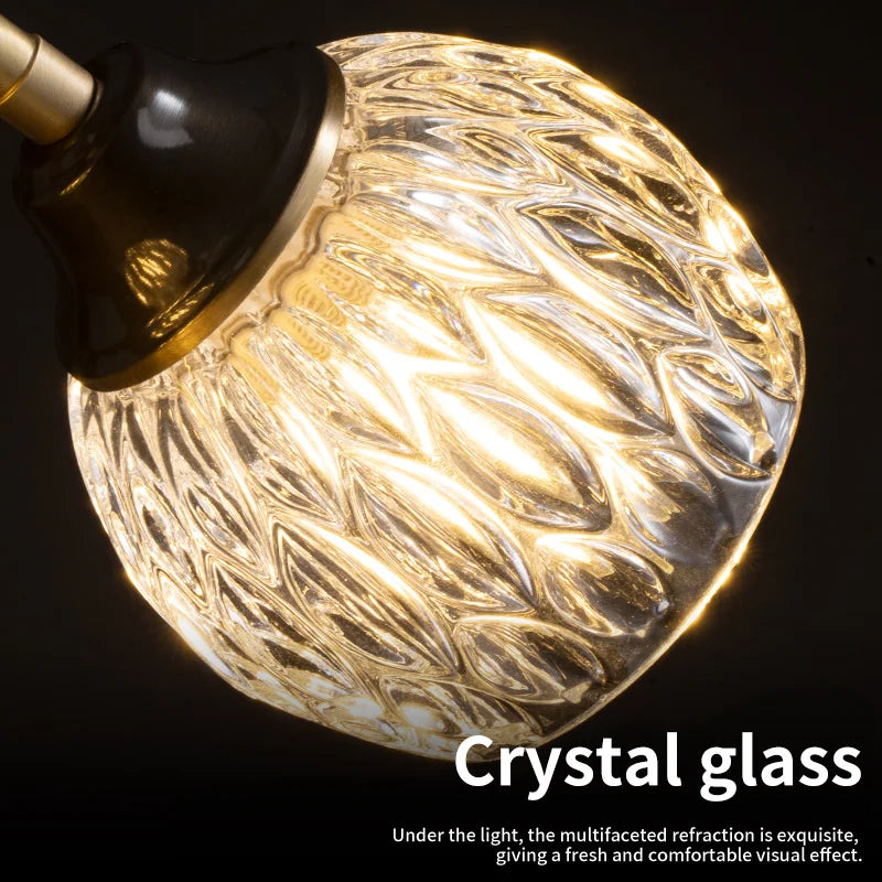 lustre led oiseau créatif en cuivre pour maison et restaurant - vue 6 sur 7