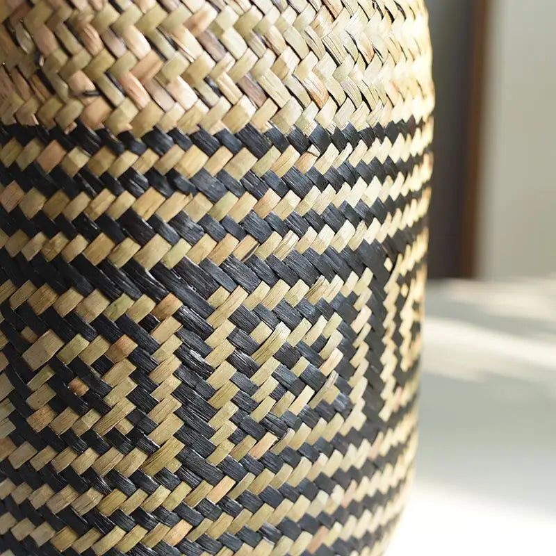 panier tissé à la main pour fleurs et plantes décoratives - vue 6 sur 10