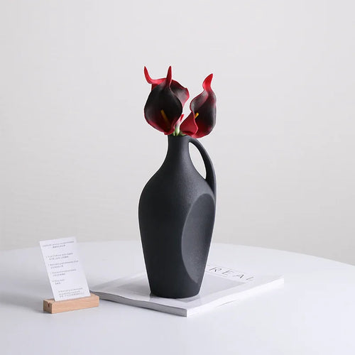 Nordic ins style home ceramic vases, light luxury decoration, living room, TV cabinet, decorative ornaments - vue 5 sur 7