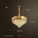 lustre moderne en cristal pampilles et acier inoxydable