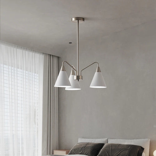 Medieval style retro iron chandelier for minimalist interior décor - vue 2 sur 8