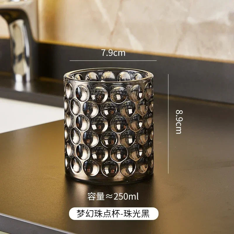 tasse en verre pour bain de bouche accessoires de salle de bain - vue 13 sur 13