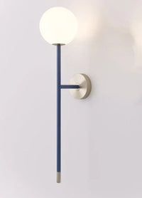 Minimalist Nordic wall light with creative pole