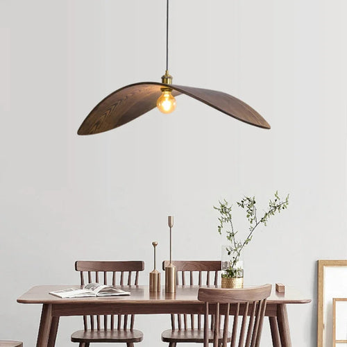 Wabi-sabi plafonnier japon bois Led plafond Lustre salon salon de thé suspension lumières décorations pour la maison cuisine Lustre - vue 2 sur 11
