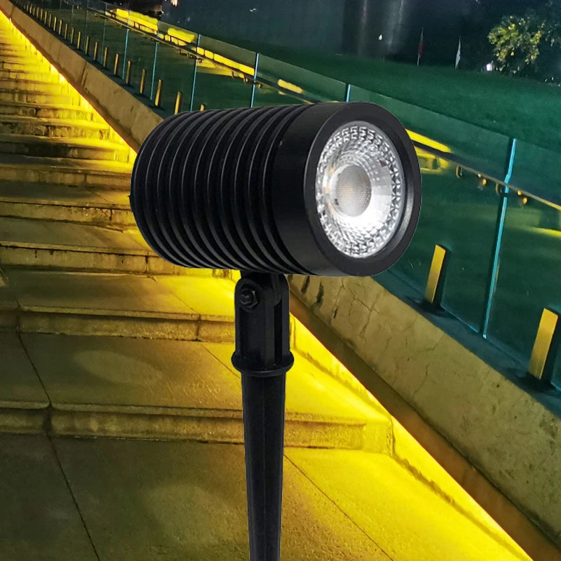 mini projecteur extérieur lampe de jardin moderne et décorative - vue 5 sur 6