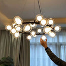 Creative nordic frosted glass pendant light, minimalist design