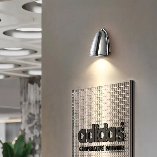 applique murale style industriel en fonte d'aluminium vintage - vue 2 sur 7