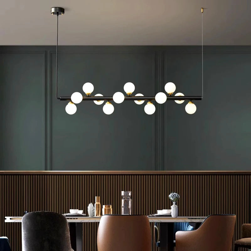 lustre suspension led moderne pour éclairage intérieur - vue 4 sur 8