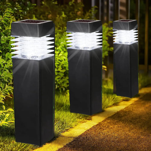 lampes solaires led de jardin imperméables pour éclairage extérieur - vue 2 sur 8