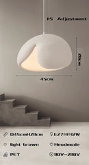 Minimalist nordic wabi sabi pendant light for interior decor