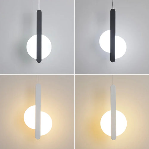 lampe suspension scandinave moderne led long câble