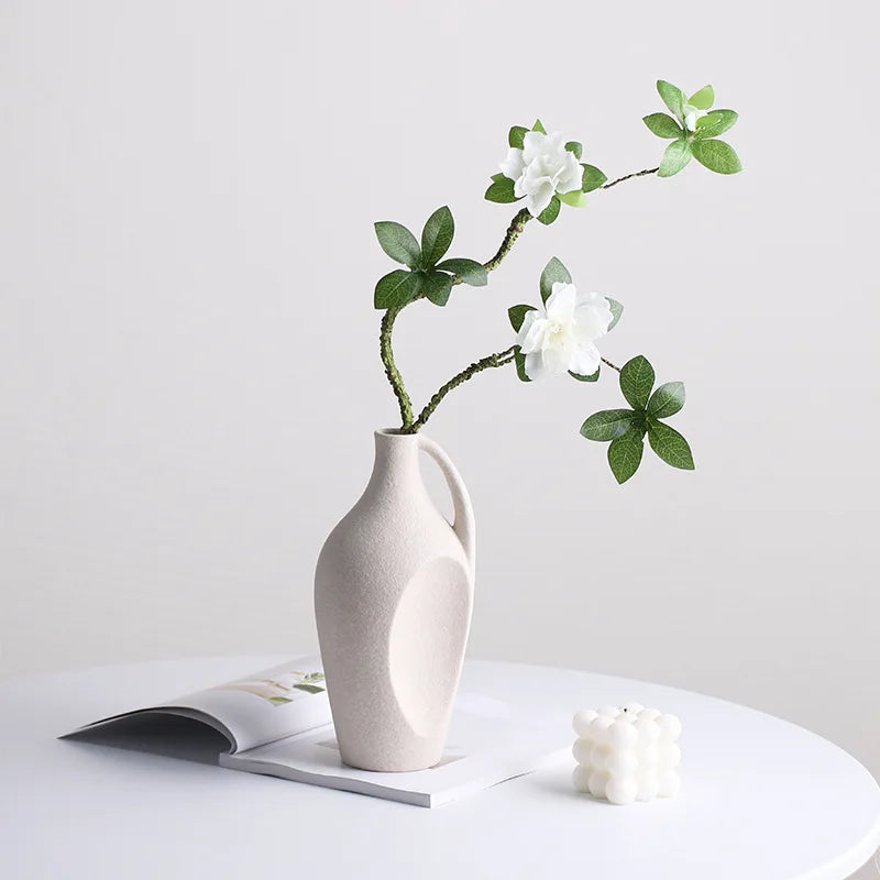 Nordic ins style home ceramic vases, light luxury decoration, living room, TV cabinet, decorative ornaments - vue 3 sur 7