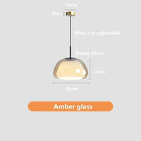 lustre verre moderne luxe décor maison luminaire