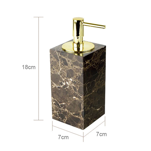accessoires de salle de bain en marbre naturel ensemble luxe